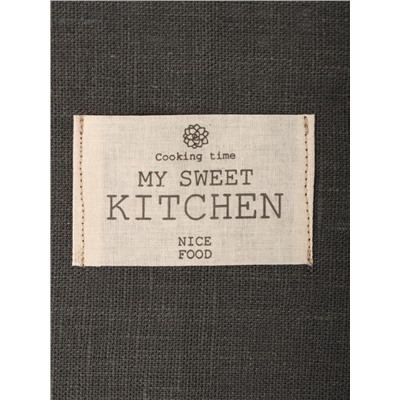 Фартук «Этель» ECO grey, 60×70 см, 100% лён, 245 г/м²