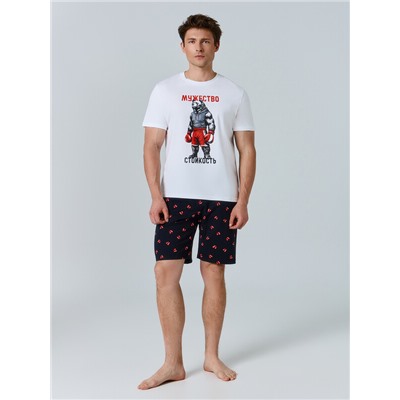 КОМПЛЕКТ МУЖСКОЙ (ФУТБОЛКА, ШОРТЫ) 591051