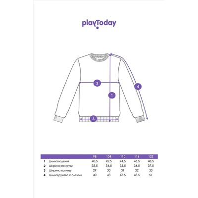 Свитшот PLAYTODAY, 1088736