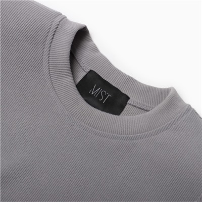 Платье с разрезами на талии миди женское MIST, размер 48, серое