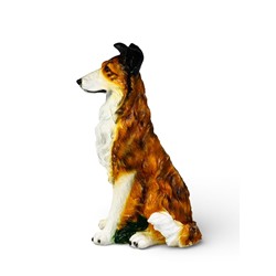 Садовая фигура из гипса «Собака-Колли», 34.8×34×54 см