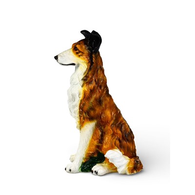 Садовая фигура из гипса «Собака-Колли», 34.8×34×54 см