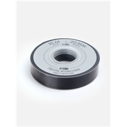 Лента атласная TEIRA, двухсторонняя, 20 мм, 25±1 м, чёрная №0030