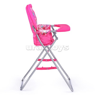 Стульчик для кормления кукол игрушечный, цвет радужные единороги