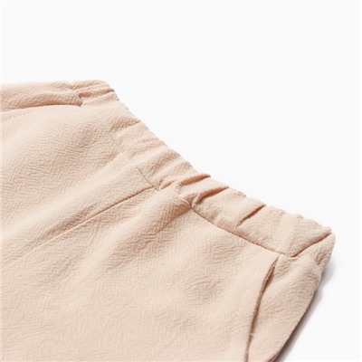 Комплект для мальчика (рубашка, шорты) MINAKU, рост 86-92 см, бежевый