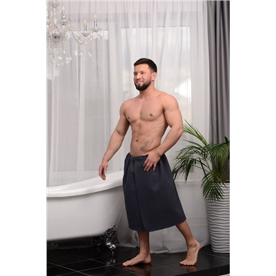 Полотенце для бани и сауны вафельное на липучке НАТАЛИ, 885010