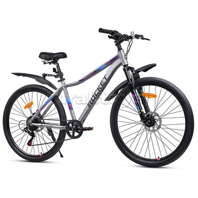 Велосипед 27.5" Rocket Vela alloy Pro 2.0, цвет серый, размер 17"