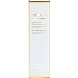 Missha, Super Aqua, Cell Renew Snail, ночная маска, 110 мл (3,7 жидк. унции)