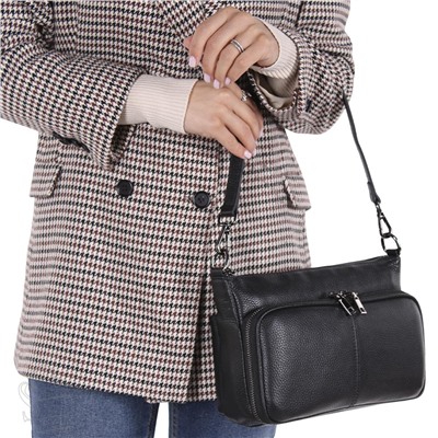 Сумка женская кожаная 8200VG black Vitelli Grassi
