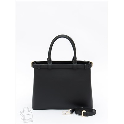 Сумка женская кожаная 3167PE black Polina&Eiterou