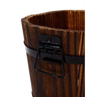 Набор кашпо для цветов, 22×18×14 см, деревянный, 3 шт.