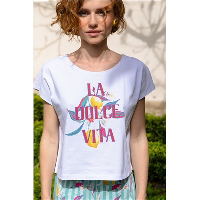 Комплект жен: фуфайка (футболка), шорты Mia Cara SS23WJ387/ SS23WJ387A La Dolce vita