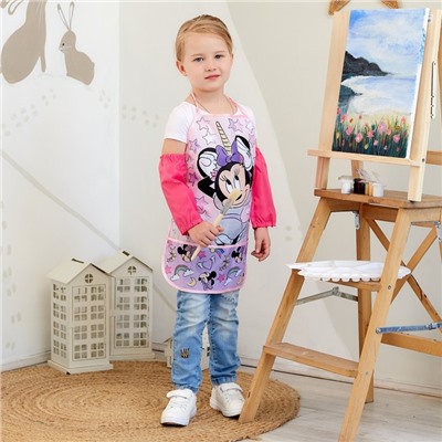 Фартук с нарукавниками детский «Минни Маус», Единорог, 49×39 см