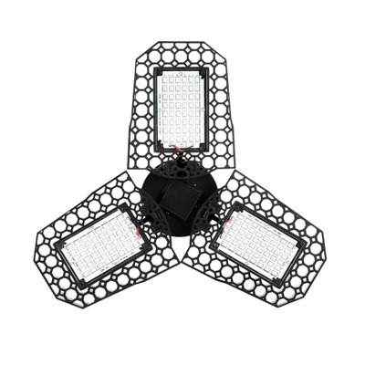 Фитолампа для растений, светодиодная, Е27, 26 Вт, 126 LED, 265 В, складная, биколорная