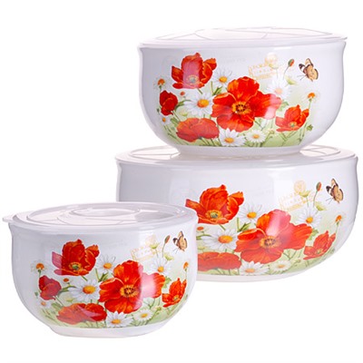 28138 Наб/мисок 6пр 330+600+900мл вакум/кр LR(х12)