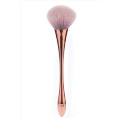 Nail Art Кисть для пудры и румян, розовое золото KRISTALLER, 1107880