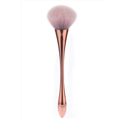 Nail Art Кисть для пудры и румян, розовое золото KRISTALLER, 1107880