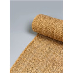 Джут натуральный, 1,1 × 10 м, плотность 260 г/м², плетение 35 × 30 нитей