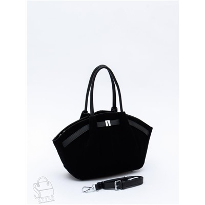 Сумка женская кожаная 2346YF black Polina&Eiterou