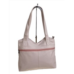 Женская сумка из искусственной кожи, цвет светло розовый