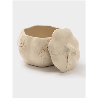 Горшок для запекания Борисовская керамика «Тыква», 750 мл, бежевый