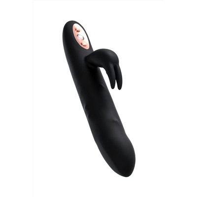 Черный вибратор-кролик Waname D-Splash Hail - 23,8 см.