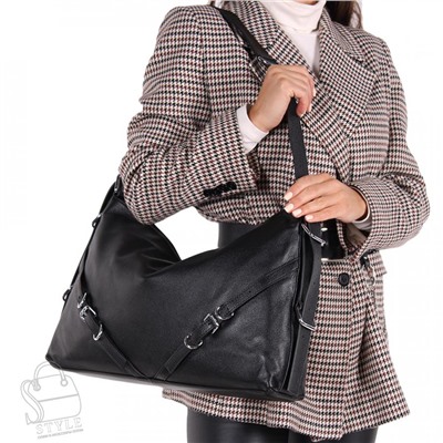 Сумка женская кожаная 3246Q black Polina&Eiterou/30