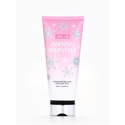 Крем для тела новогодний парфюмированный Shining Snowfall, 200 мл, URAL LAB