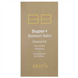 Skin79, Super+ Beblesh, оригинальный BB-крем, SPF 30 PA++, золото, 40 мл