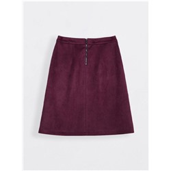 Юбки CONTE DESIRE Замшевая юбка А-силуэта c рельефными линиями