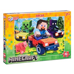 Пазлы 160 "По мотивам Minecraft" 285х190х33 мм.