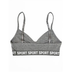 4026-22 Топ для девочки серый (BAYKAR)