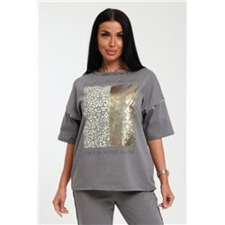 Футболка женская 238 (Серый)