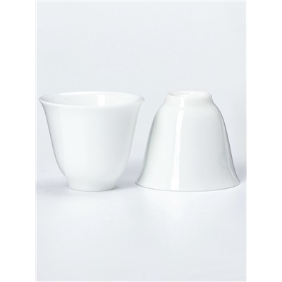 Набор для чайной церемонии ДЖЕКИЧАЙ «Мисава», 4 предмета, на 2 персоны, чашка 40 мл, чайник 150 мл, керамика, белый