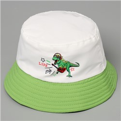 Панама детская Dino life style, белая, р-р 54