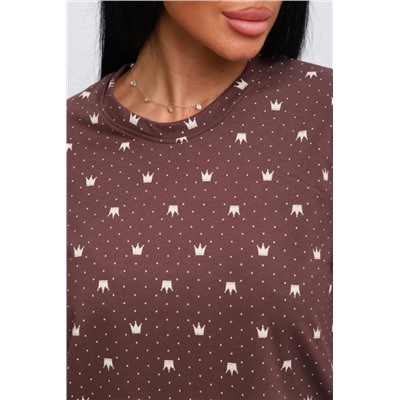 Пижама женская 309 (Коричневый)