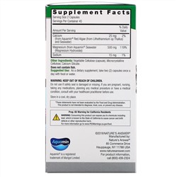 Nature's Answer, Магний из морепродуктов, 500 мг, 90 вегетарианских капсул