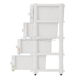 Комод "Мишутки" 4-х секцион.