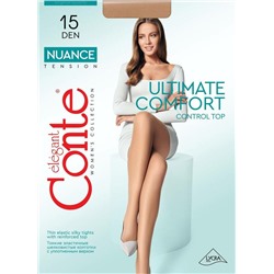 Колготки женские CONTE NUANCE 15 Матовые колготки с эффектом "легкий шелк"