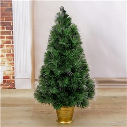 УЦЕНКА Ёлка фиброоптическая «Пучок радужный» 90 см, d нижнего яруса 47 см, 80 веток