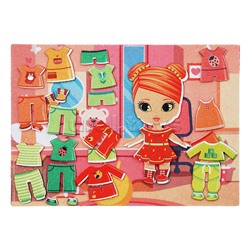 Одежда для девочки с игровым полем, фетр