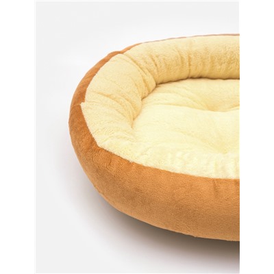 Лежанка для животных, 50×45 см, коричневая