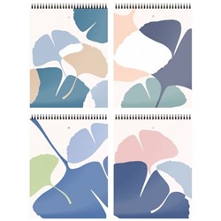 Блокнот на спирали А5 60л в точку "PASTEL PARSLEY" soft touch LXNBA5-PP LOREX