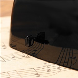 Метроном механический Gleam, черный, 40-408 ударов в минуту, 21×10×12 см