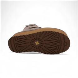 Ботинки из натуральной кожи на меху R-62M бежевые