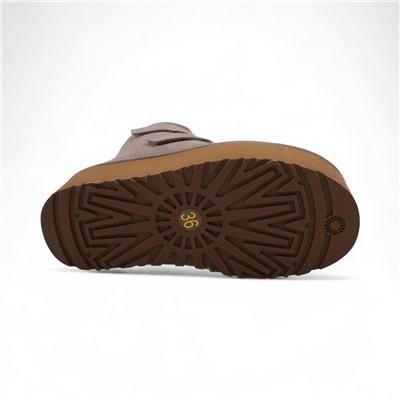 Ботинки из натуральной кожи на меху R-62M бежевые