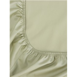 Простыня на резинке 1.5-спальная SL Home Herb, 160×200+30 см, сатин