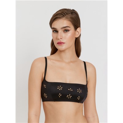 Бюстгальтер Bralette жен. Miuccia черный