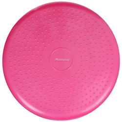 Подушка балансировочная ONLYTOP, массажная, d=35 см, розовая
