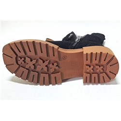 9056 черн Ботинки зима женские (36-40)/6